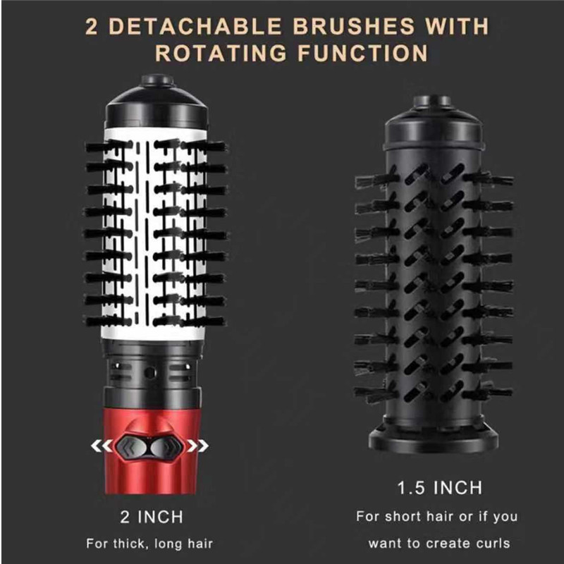 Transfronterizo de aire frío tres en uno peine de aire caliente peine de soplado nuevo multifuncional plancha de pelo eléctrica peluquería rizador de pelo automático image 5