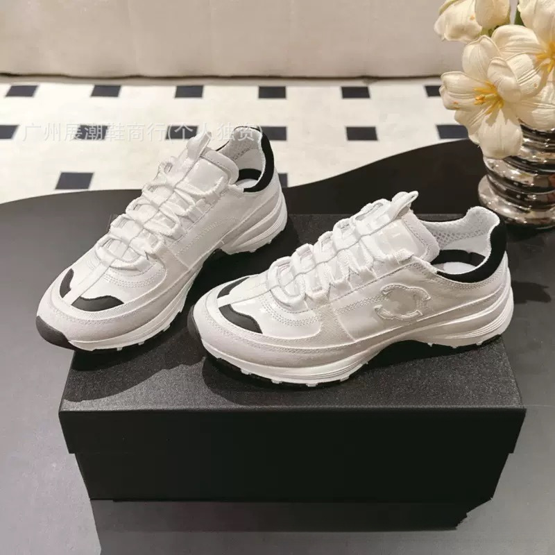 New High-End Version of Chanel 26P Genuine Leather Casual Sneakers, German Training Sneakers, Lace-Up Baseball Shoes, Women's Breathable Shoes New High-End Version of Chanel 26P Genuine Leather Casual Sneakers, German Training Sneakers, Lace-Up Baseball Shoes, Women's Breathable Shoes