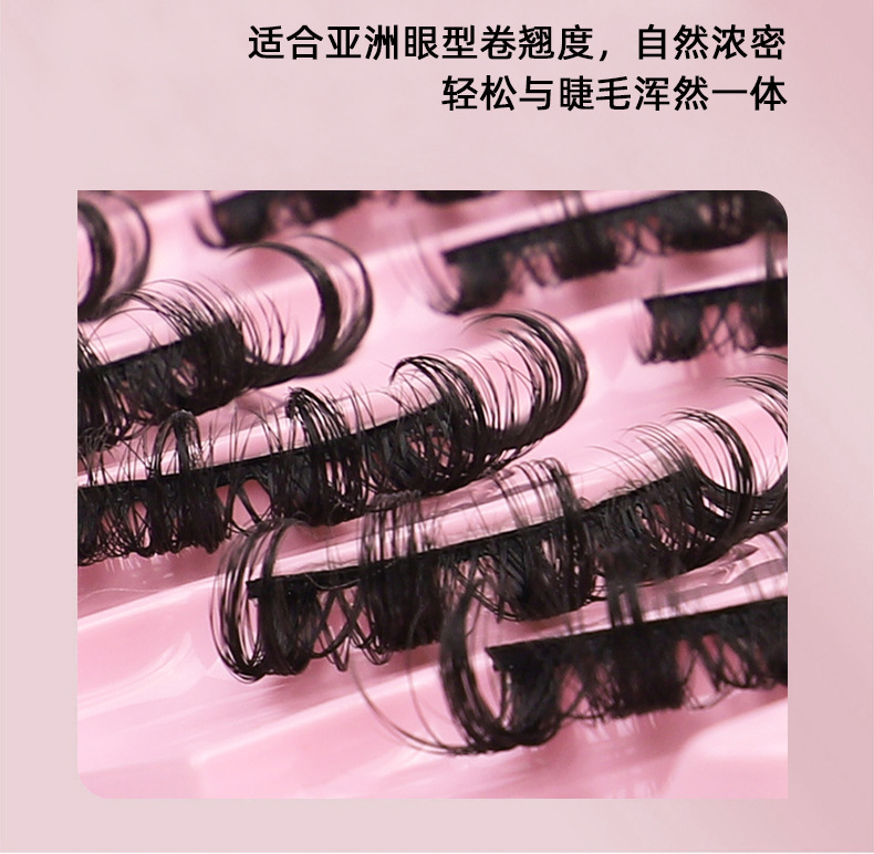 The new product is selling well. There are 20 pairs of large-curved Russian and European and American thick and multi-layered false eyelashes to choose from Application Scenario