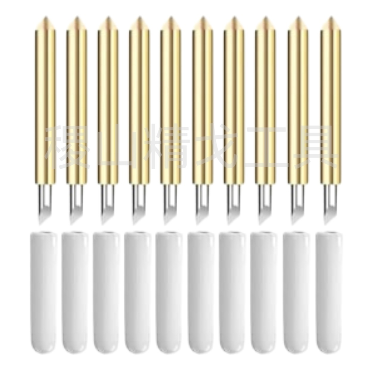 金色柄通用罗兰刻字刀硬质合金刻字刀深切刀片金色刀座刻字机配件