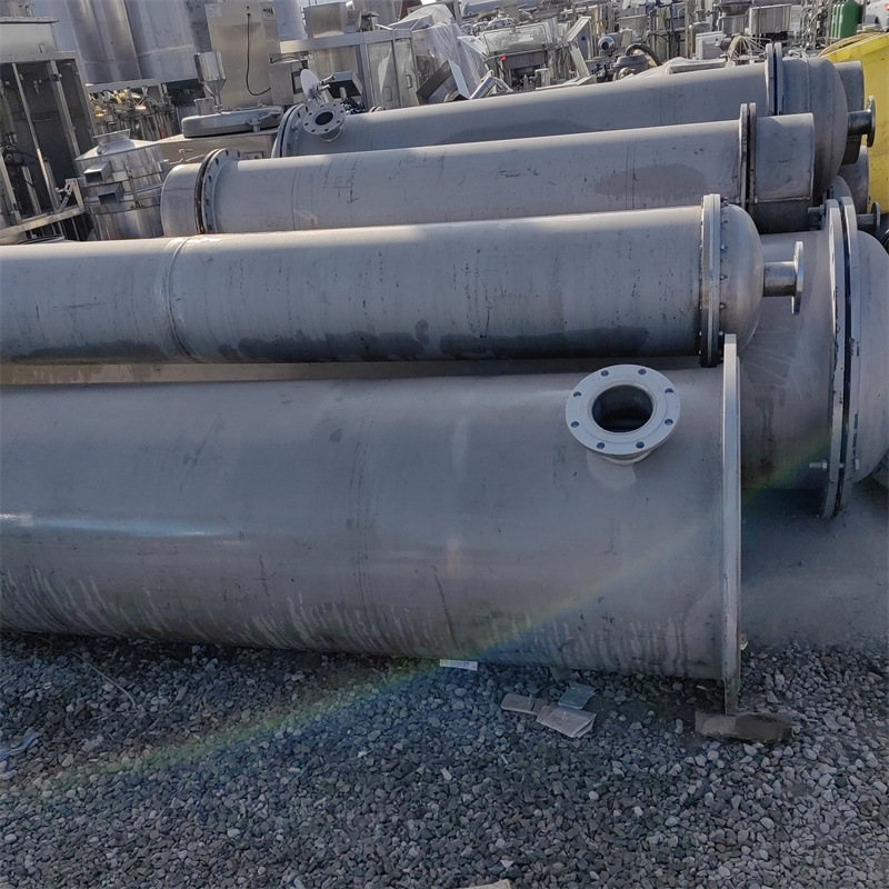 二手不锈钢冷凝器 列管式换热设备 100平方冷凝器