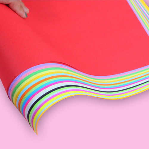 Wholesale handmade paper color paper a4 copy paper color printing paper 80g A4 color cardboard kindergarten origami materials