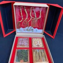 长白山人参礼盒送礼年货人参礼盒鹿茸鹿鞭人参礼盒泡酒药材人参