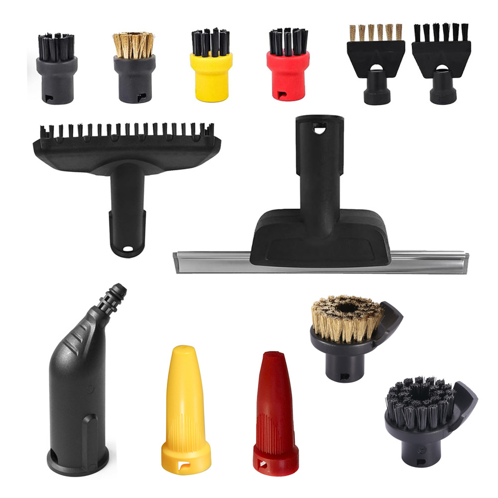Adecuado para accesorios de vapor Karcher Kach, trapo, trapo, accesorios de vapor Karcher, cepillo redondo pequeño, cepillo de cobre