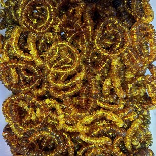 Songgang Factory Source Raw Amber Wholesale Flower Amber Cake Wheel Bracelet Welfare Special Price Bracelet