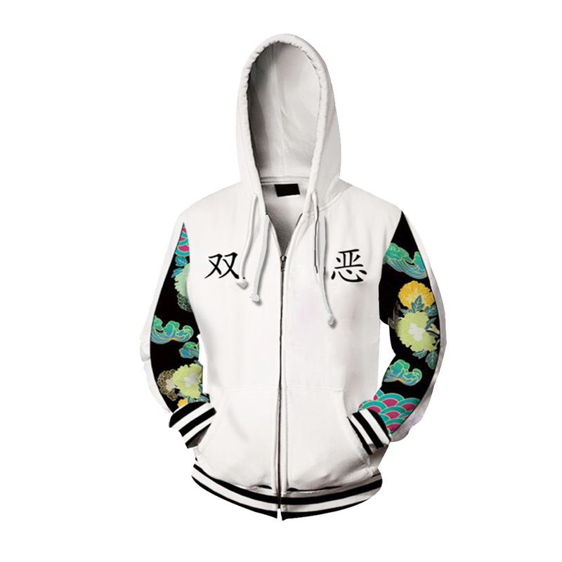 2021 New Hot Animation Tokyo Avengers fashion trend zipper cosplay a generation of hair