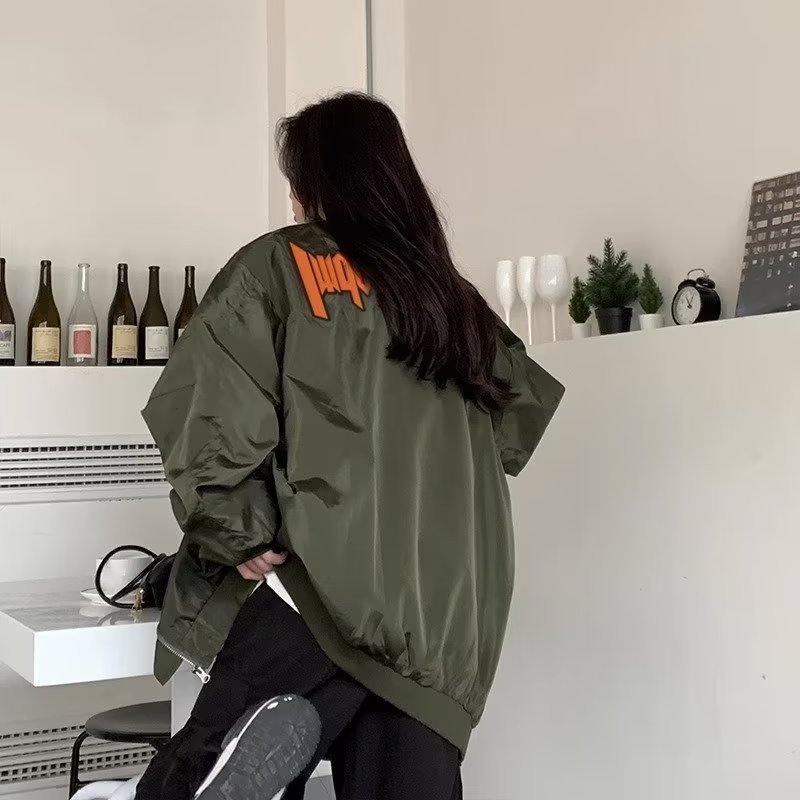 野球服のコートの女性の春秋のアメリカのカップルの大衆のデザイン感があります。|undefined