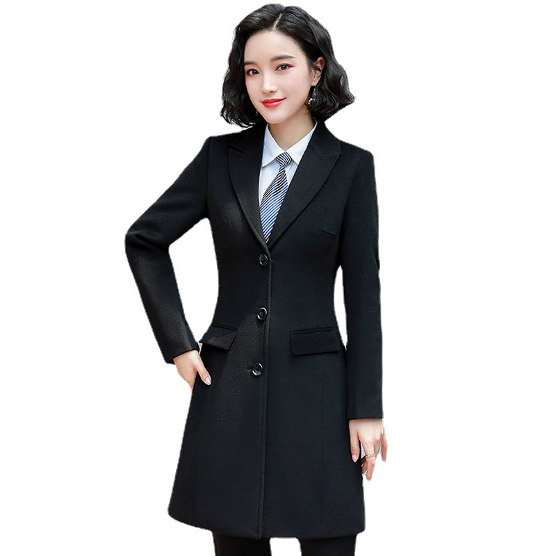 Демисезонное шерстяное пальто мужское и женское, ремень для работы, trench coat