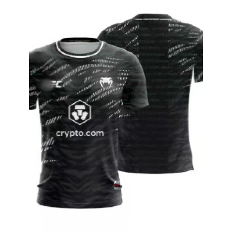 Cross-Border New Style Sports Fighting Competition T-Shirt, Round Neck Quick-Drying Boxing Combat Sports T-Shirt, 3D Printed T-Shirt, Short Sleeves