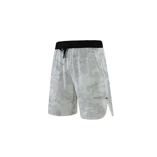 Camouflage nylon sports quick-drying five-quarter pants breathable sweat-absorbent outdoor running training fitness basketball shorts men's pants