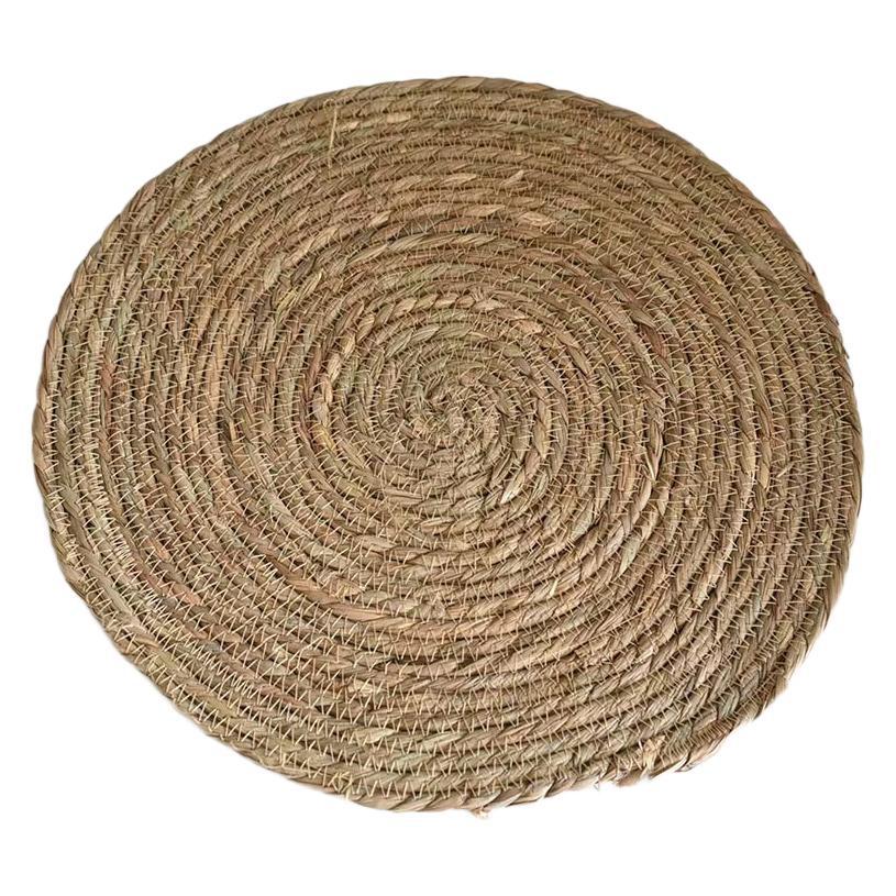 Cojín de futón de paja Cojín de meditación de yoga Cojín de meditación de Buda Cojín de tatami Cojín de paja Cojín de ventana salediza Cojín de escritorio de ventana