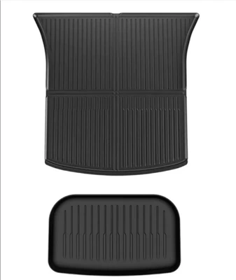 the New Version of Tesla Model – Modelə uyğun ayaqaltı - huanxin-y-trunk-mat-two-piece-set