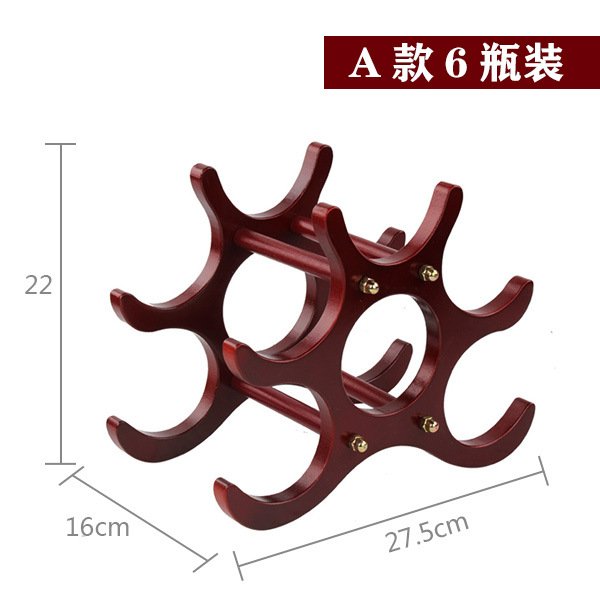 Estante de vino europeo decoración sala de estar moderna simple celosía de madera estante de botellas de vino de madera pequeña venta al por mayor