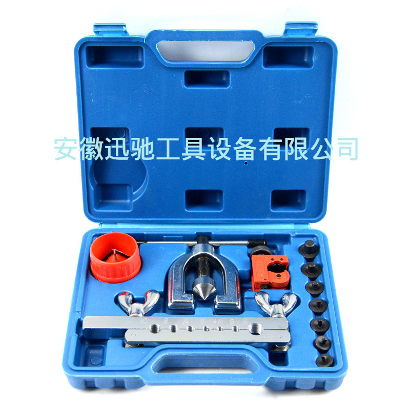 Juego de 10 piezas de expansión de orificios, instalación de aire acondicionado excéntrico, expansión de tubos, expansión de tubos manual, herramienta de mantenimiento de automóviles, herramienta de expansión