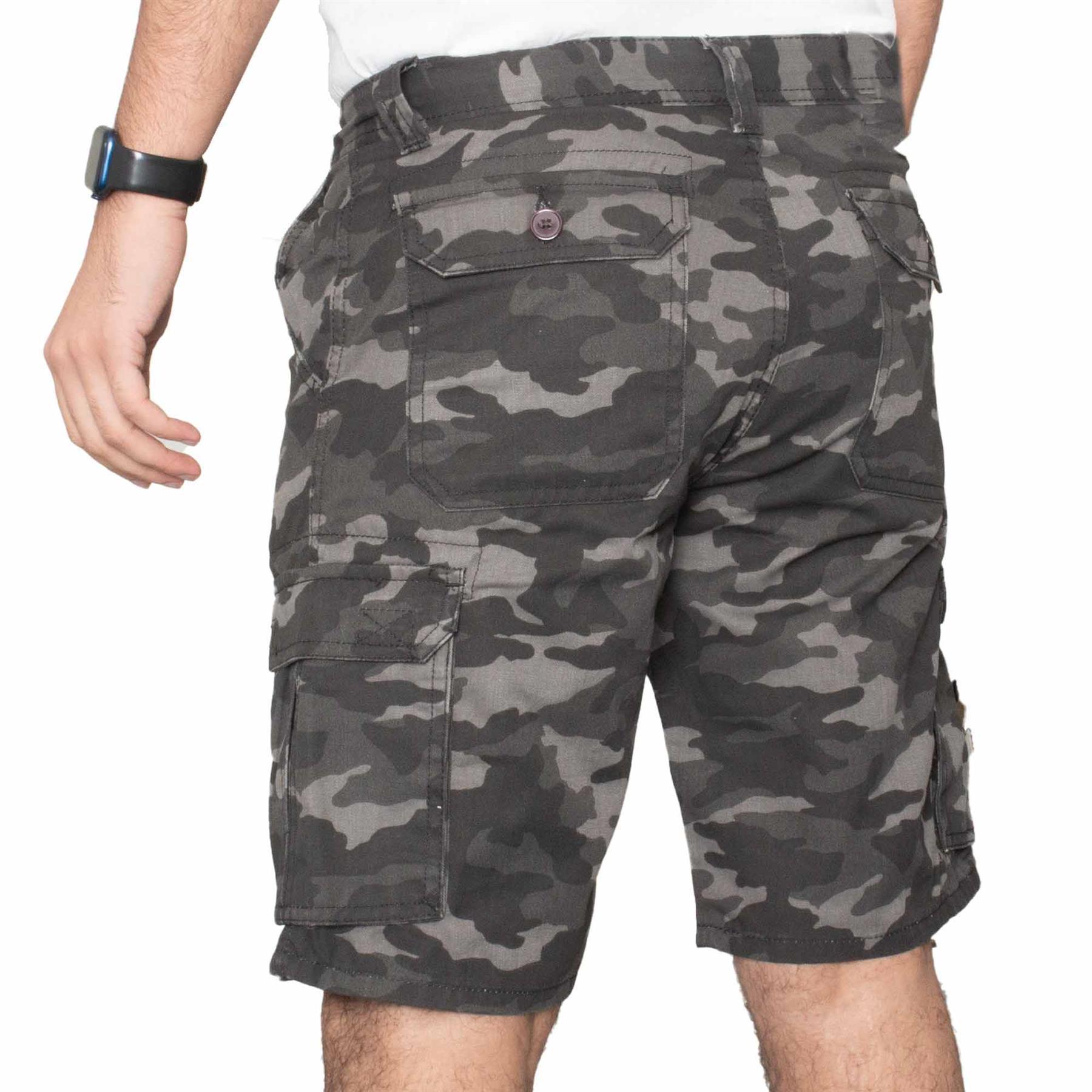 Herren Camouflage Cargoshorts Weit Geschnitten Mit Taschen_voghion.com