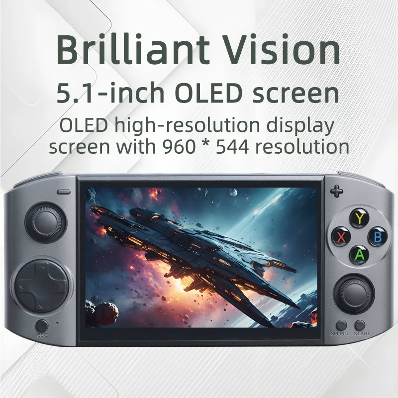 Новая портативная игровая консоль 09 Ultra, ретро-стиль, высокоразрешимый экран, система LINUX, PSP с открытым исходным кодом