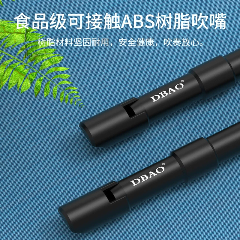 Двойная свистковая лента DBAO ирландский свисток ABS смола шестигранный свисток D настройка C настройка начинающийся учебный свисток
