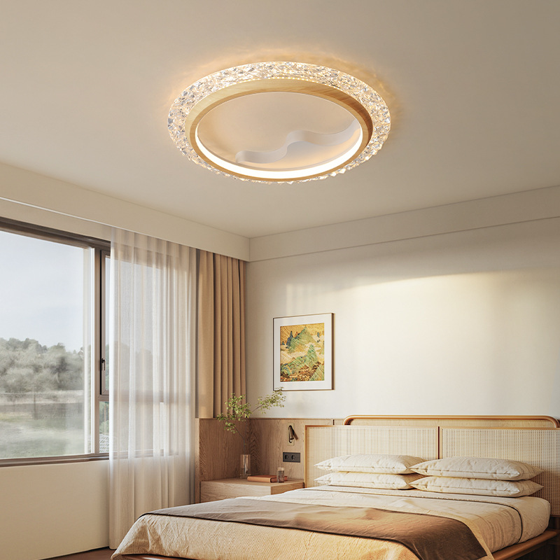 [Selección estricta] nueva lámpara de techo de viento medieval silencioso diseñador de personalidad creativo de alta calidad sala de libro de madera de nuez