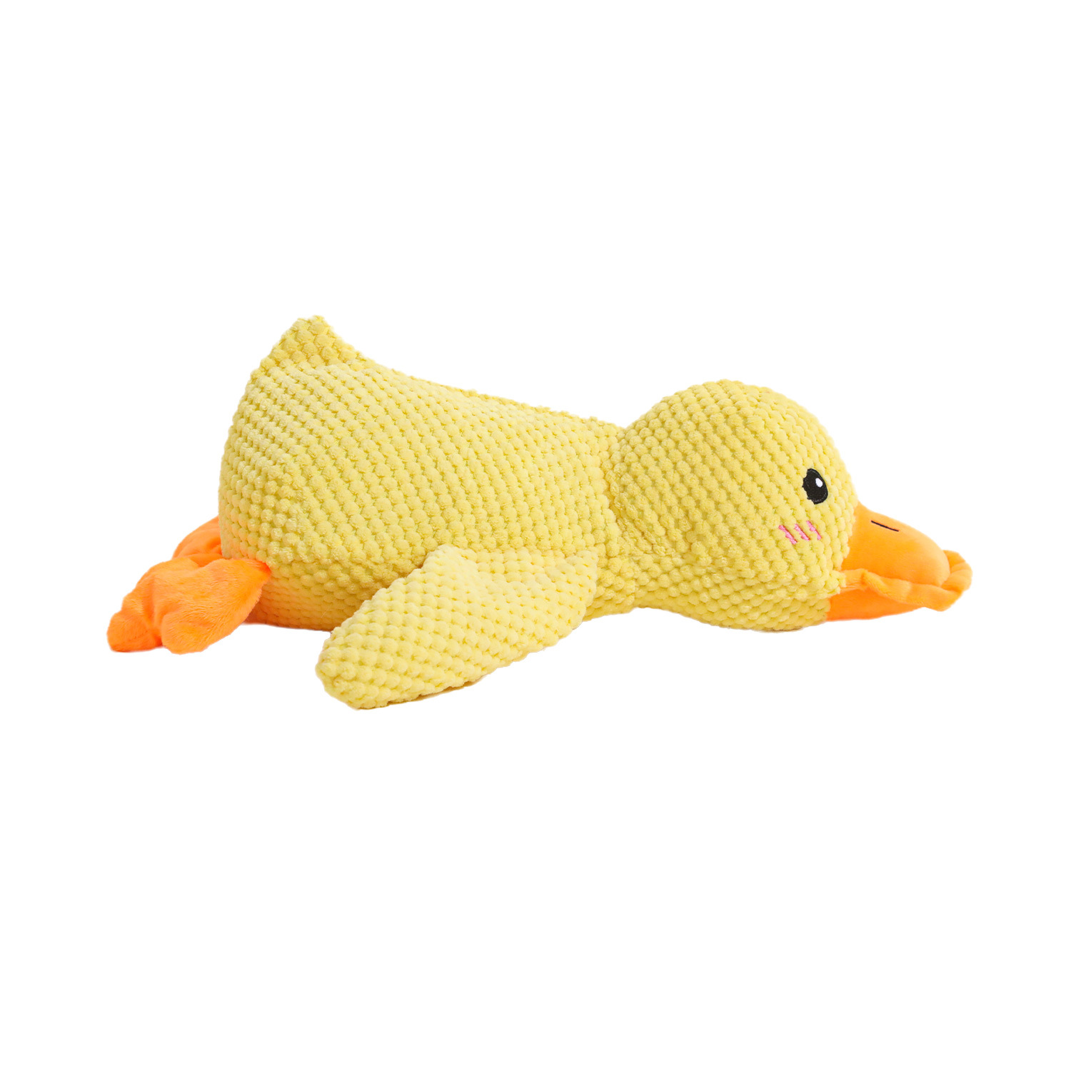 Pineapple para mascotas, rechinar los dientes, sonido, dormir, pato, pato biónico, juguete, perro, juguete, stock al por mayor