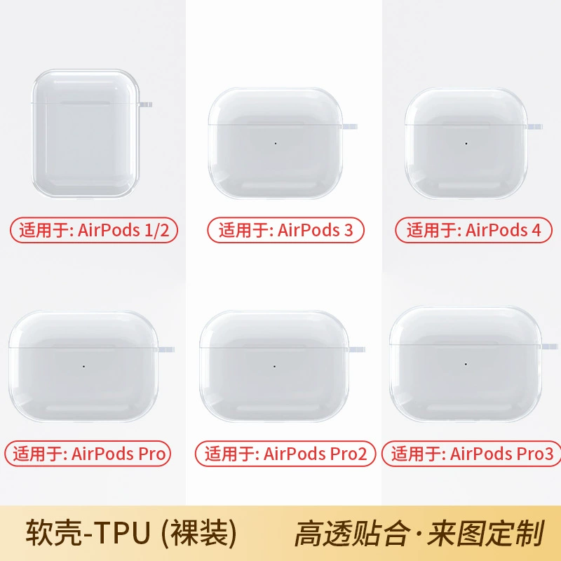 Apple, совместимые наушники, прозрачный защитный чехол, bluetooth, pro3