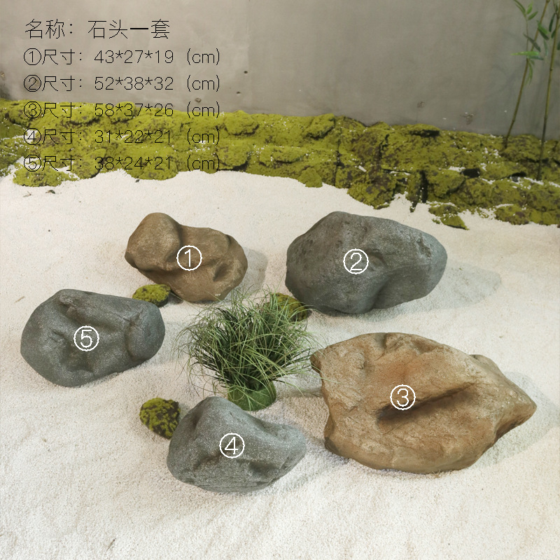 Taihu piedra decoración piso nuevo chino suave decoración interior patio paisaje tiro apoyos decoración simulación Taihu piedra