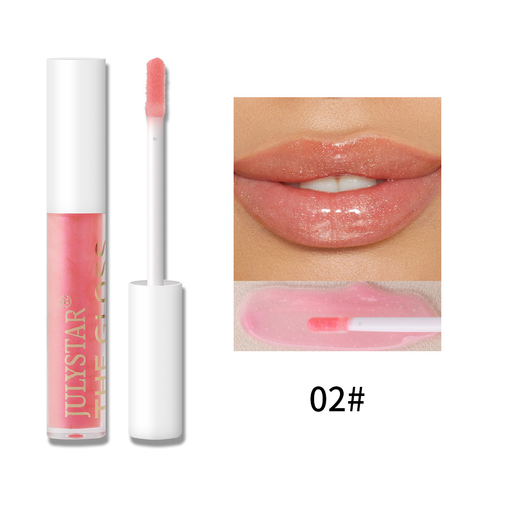 Cross-border makeup long-lasting moisturizing transparent nourishing lip gloss, European and American water light mirror brightening lip gloss and lip oil wholesale for export undefined