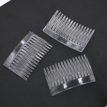 diy发饰头饰配件材料透明多齿耐用发梳发插梳手工发饰品素材套装