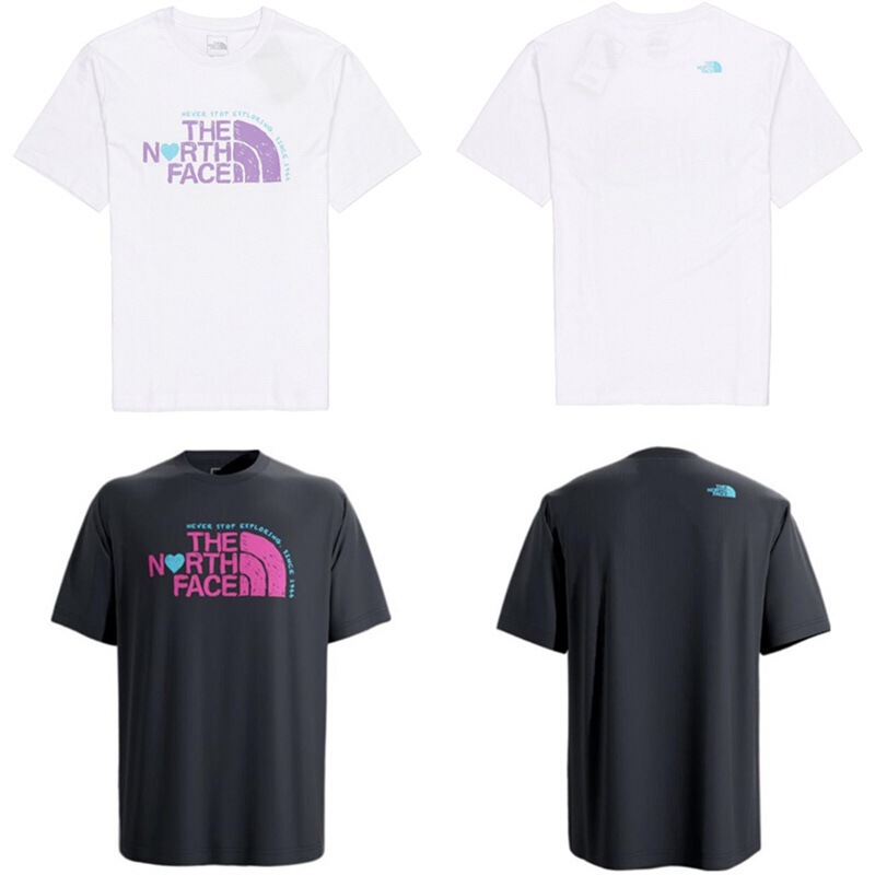 2026 Wholesale North Face 230g Cotton Loose T-Shirt Unisex Couple Trendy Printed Loose Fit One-To-One Replica 2026 Wholesale North Face 230g Cotton Loose T-Shirt Unisex Couple Trendy Printed Loose Fit One-To-One Replica