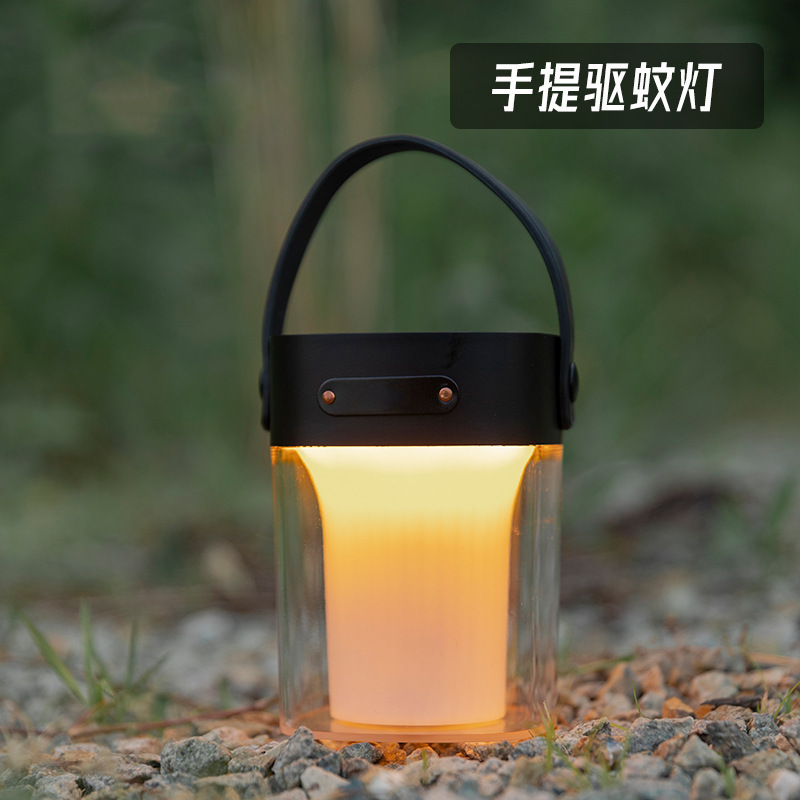 Atmosfera transfronteriza mosquito lámpara 4000mAh duración de la batería luz suave tricolor dormitorio mosquito lámpara de camping al aire libre