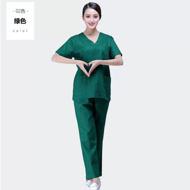 Doctor uniform, long-sleeve, sleeves, set, nurse uniform for work, with short sleeve