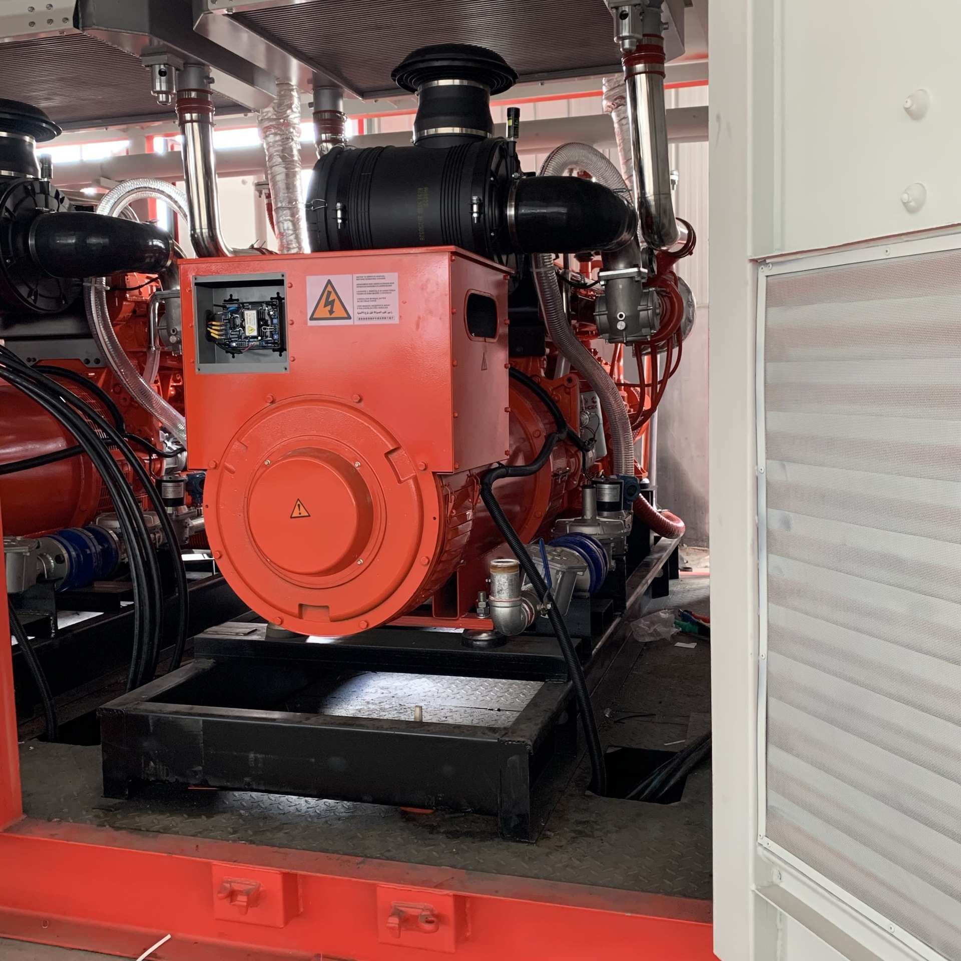 Generador de gas LPG 100kw Equipo de grupo generador de gas de gas de reserva para la mina