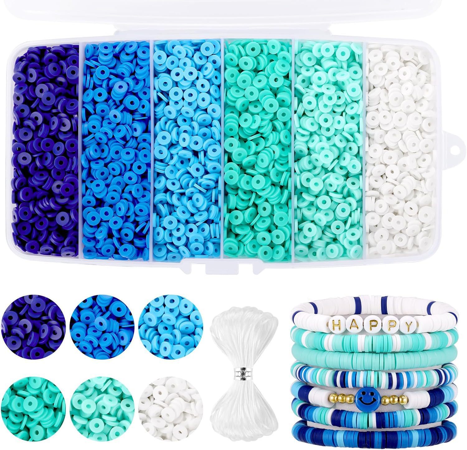 270g Weight Beads, Rope Jewelry Making Type DIY Jewelry Accessories Classification 1 Set Quantity Glass, soft clay Material Letter, Solid Color Pattern Spray Paint Design Casual, Simple Style Style 1 Set Glass Soft Clay Letter Solid Color DIY Jewelry Accessories Beads Rope 1