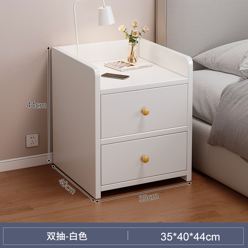 Mini meseta de cabezal de cama dormitorio doméstico 2025 estante de almacenamiento de alquiler pequeño gabinete de cabezal de cama simple