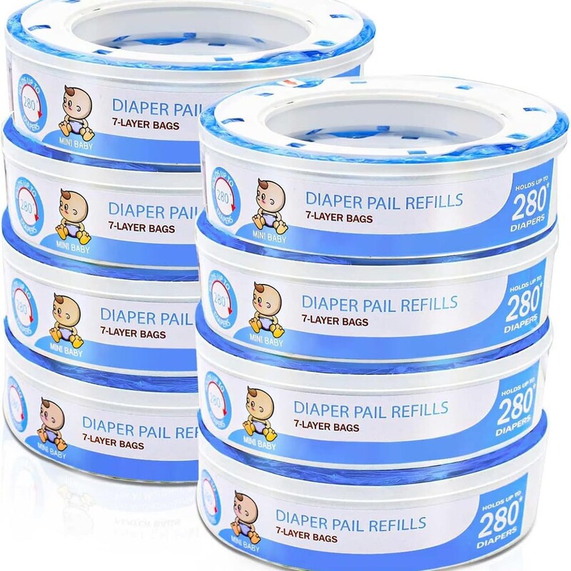 Amazon's Best-Selling Diaper Pail Deodorant Replacement Garbage Bag Compatible with Genie Angelcare Foldableing Bag Amazon's Best-Selling Diaper Pail Deodorant Replacement Garbage Bag Compatible with Genie Angelcare Foldableing Bag