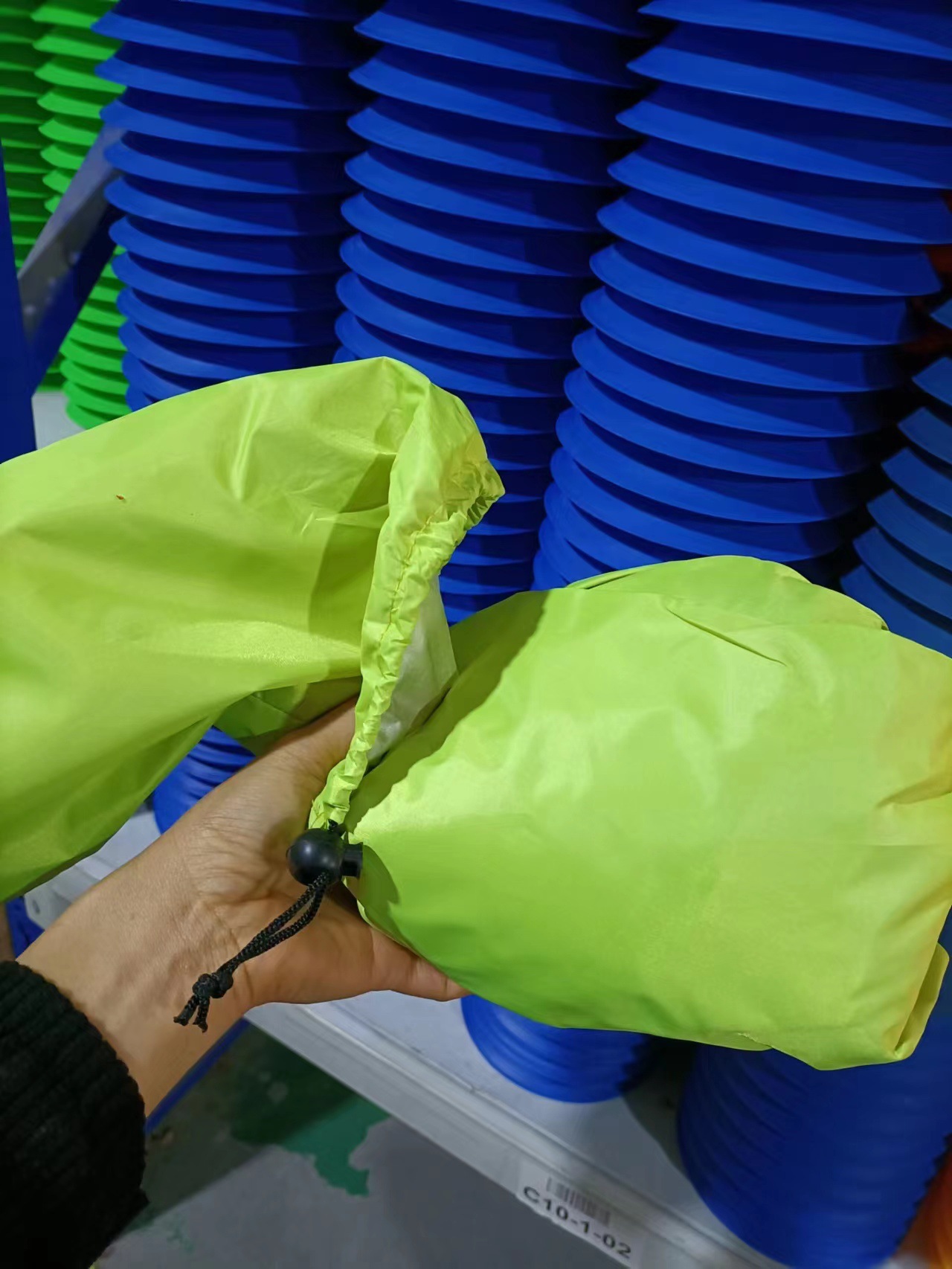 (단일우산) 형광녹색