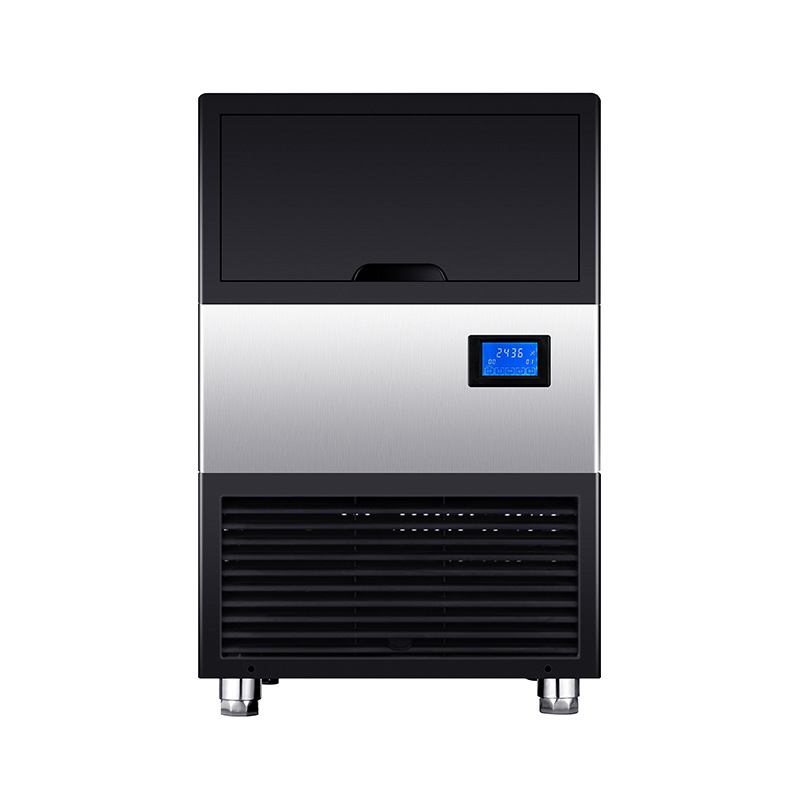 Fábrica directa comercial 50kg mini cilindro máquina de hielo tienda de hotpot hielo seco café tienda de té de leche comercio exterior