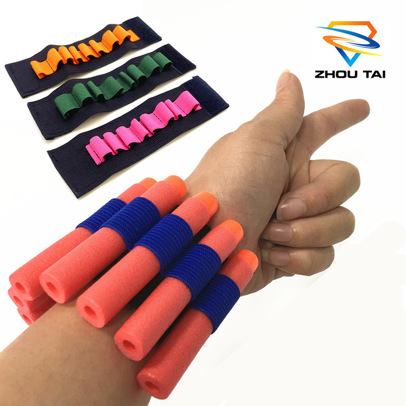 Soft bullet wrist strap Soft Bullet Gun Battle tactical equipment bullet storage bracelet Soft Bullet Gun bullet storage device Soft bullet wrist strap Soft Bullet Gun Battle tactical equipment bullet storage bracelet Soft Bullet Gun bullet storage device