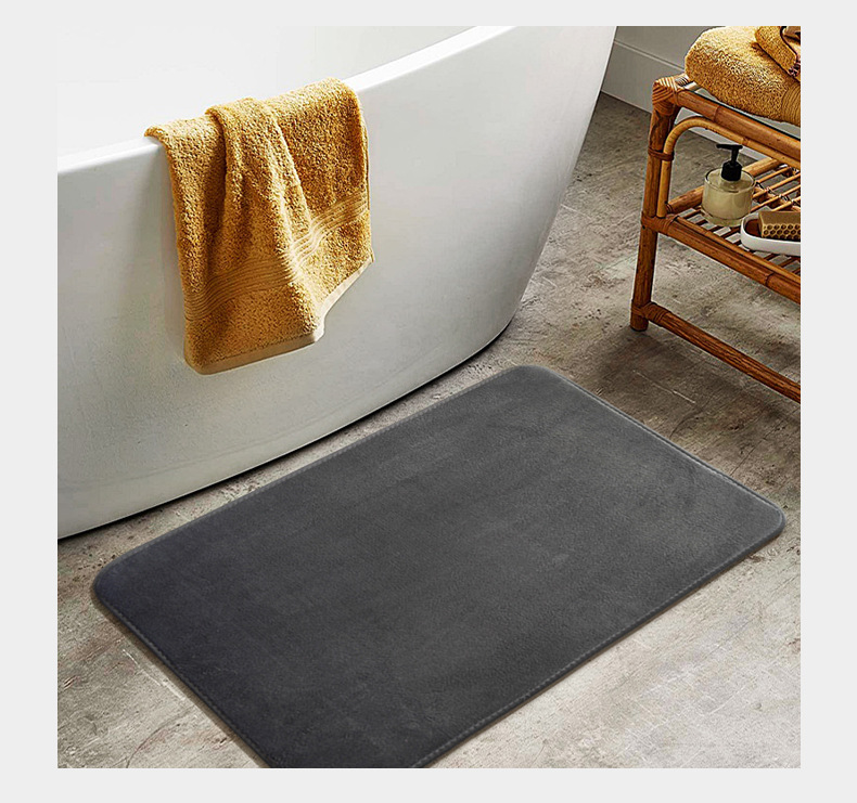 珊瑚绒地垫,门垫,脚垫,记忆棉地垫
