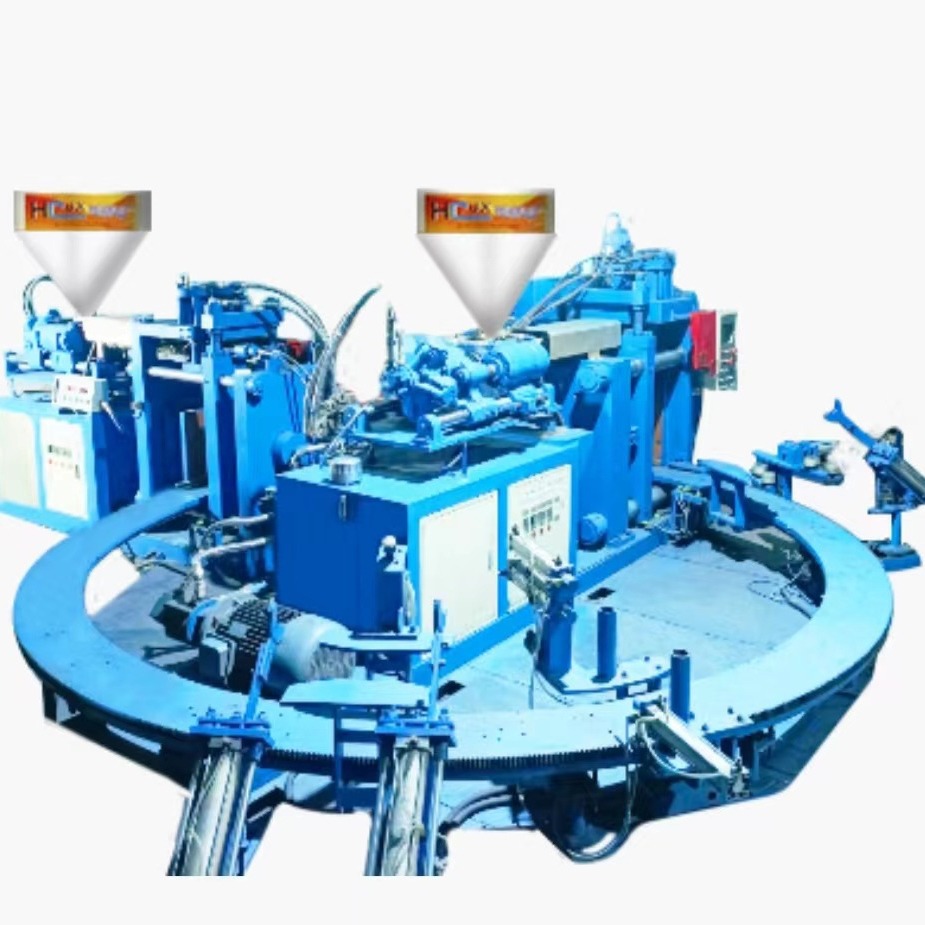 厂家供应雨鞋注塑机单双色注塑鞋机圆盘注塑机双色雨鞋机拖鞋机