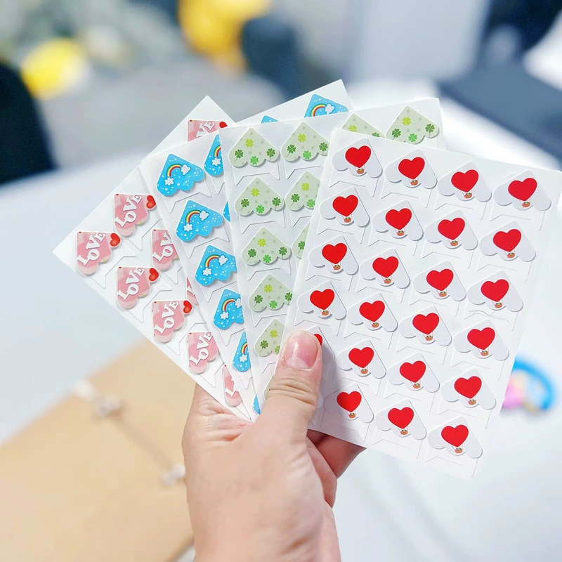 Угловые наклейки для фиксации фотографий, свежие и романтические H, фотоальбом ручной работы, декоративные материалы, самоклеящиеся наклейки для фиксации фотографий