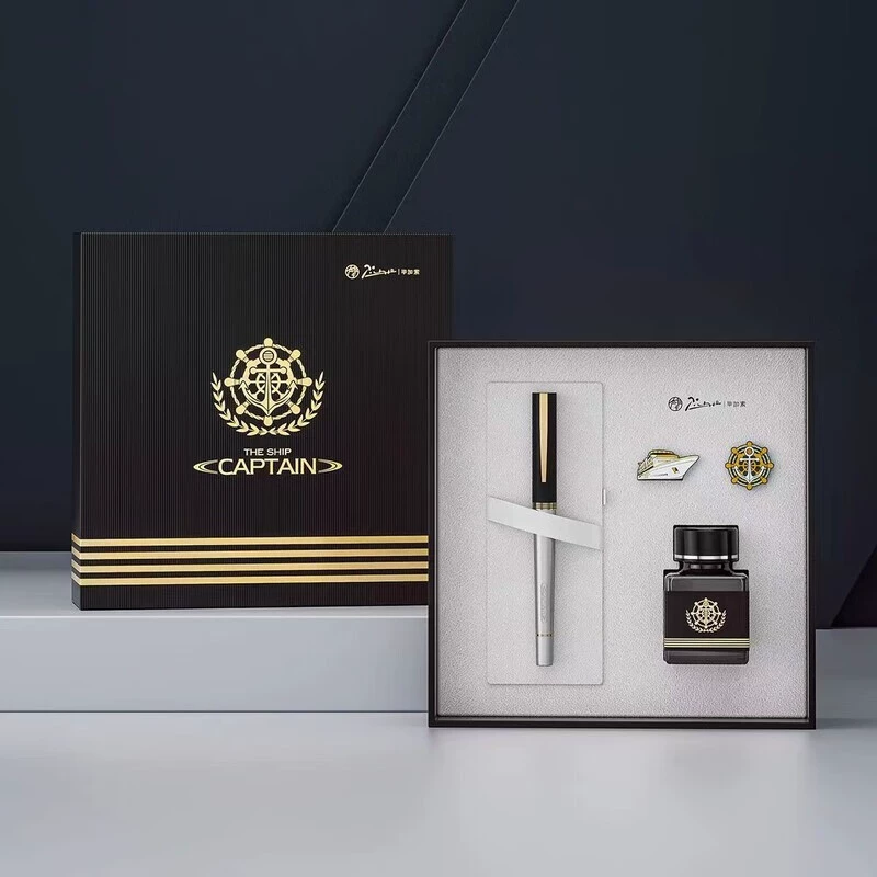 Pen, brooch, ink, gift box, high-end set, business version