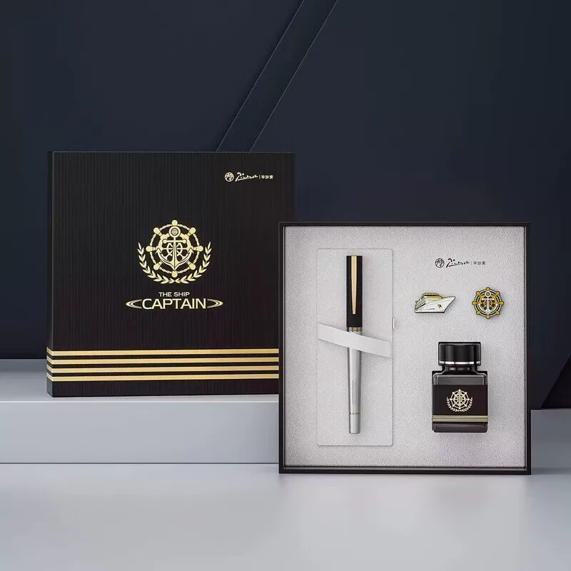 Pen, brooch, ink, gift box, high-end set, business version