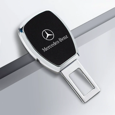 Suitable for Mercedes-Benz Car Safety Plug with Card Holder Glc260/E300L/Glc300L/Glk Seat Safety Buckle (Other Automotive Interior Supplies) - mercedes-black