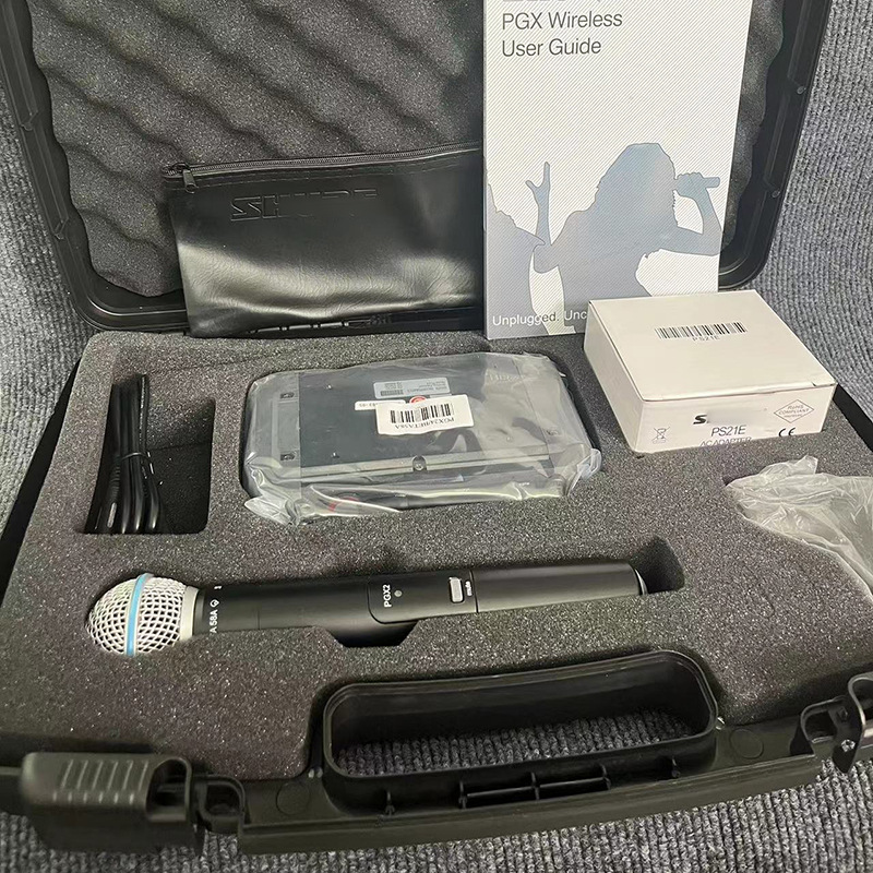 Cross-border source PGX4 BETA58A SM58 automatic wireless microphone microphone system with carrying case