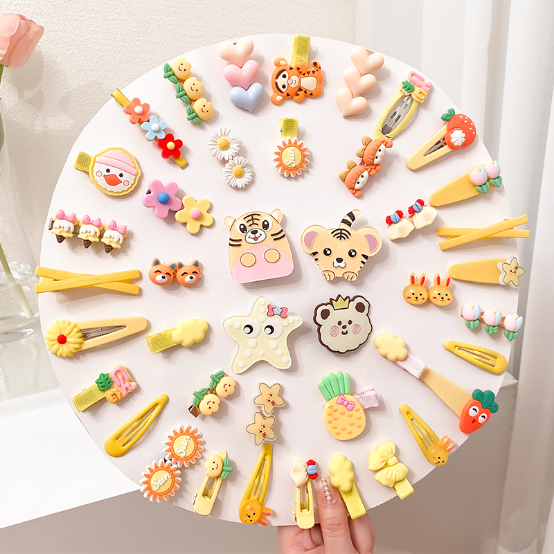 Clips de cabello para niñas, tocado para niñas, clips de cabello para niñas lindas y bonitas, clips para niñas, bebés súper lindos, Beiqin