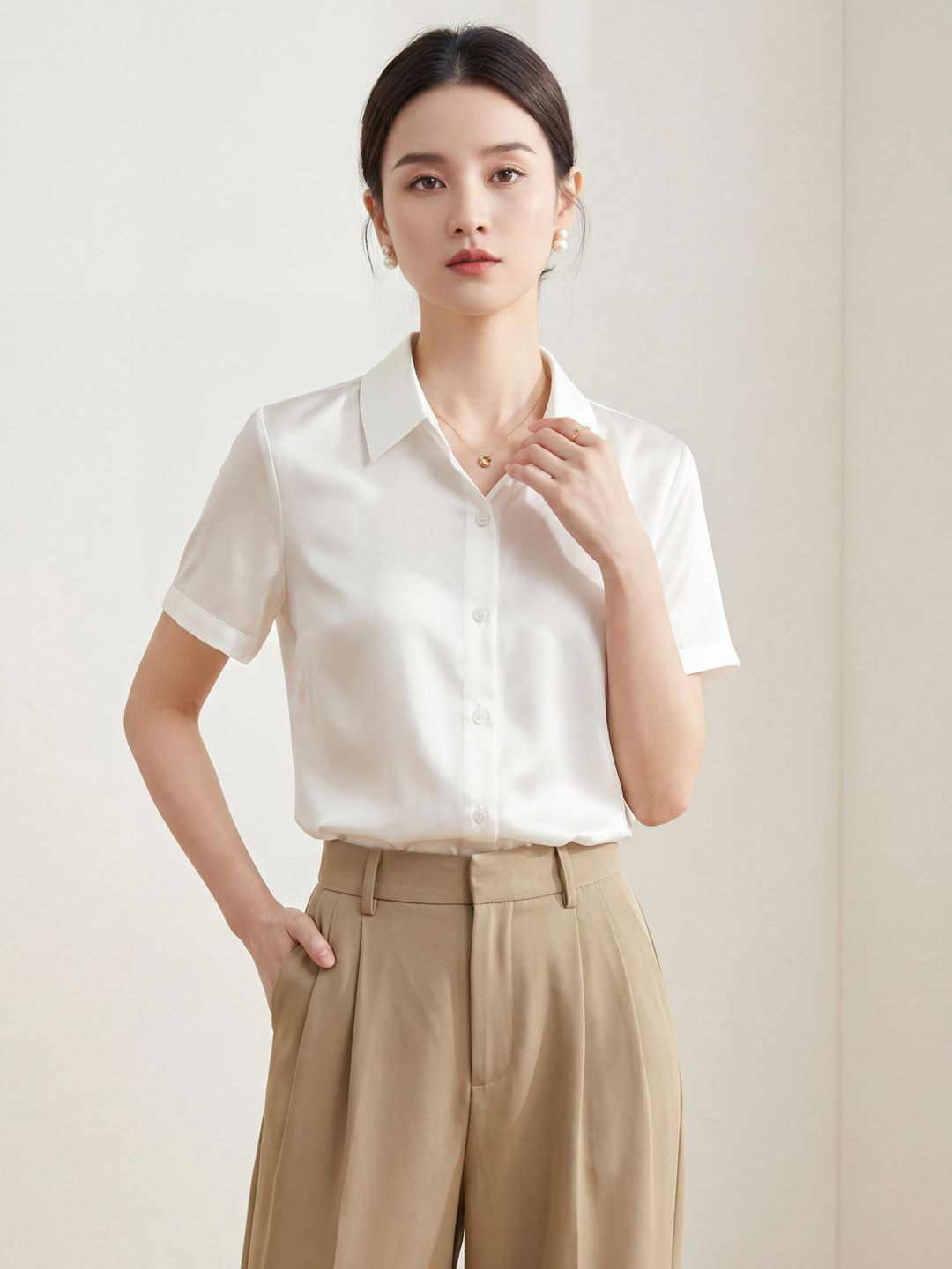 Silk summer base professional design shirt