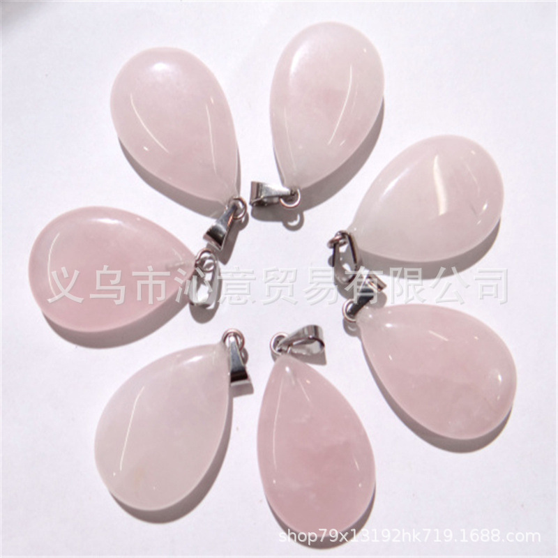 Transfronteriza AliExpress Venta caliente natural cristal ágata gema cristal plano colgante collar pendientes accesorios de la joyería