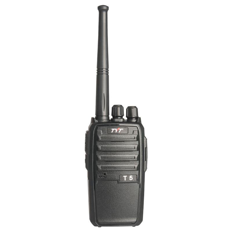 TYT-T5 de teyitong walkie-talkie profesional 5W mini TYT-T5D de alta potencia del sitio de construcción del hotel handstand civil