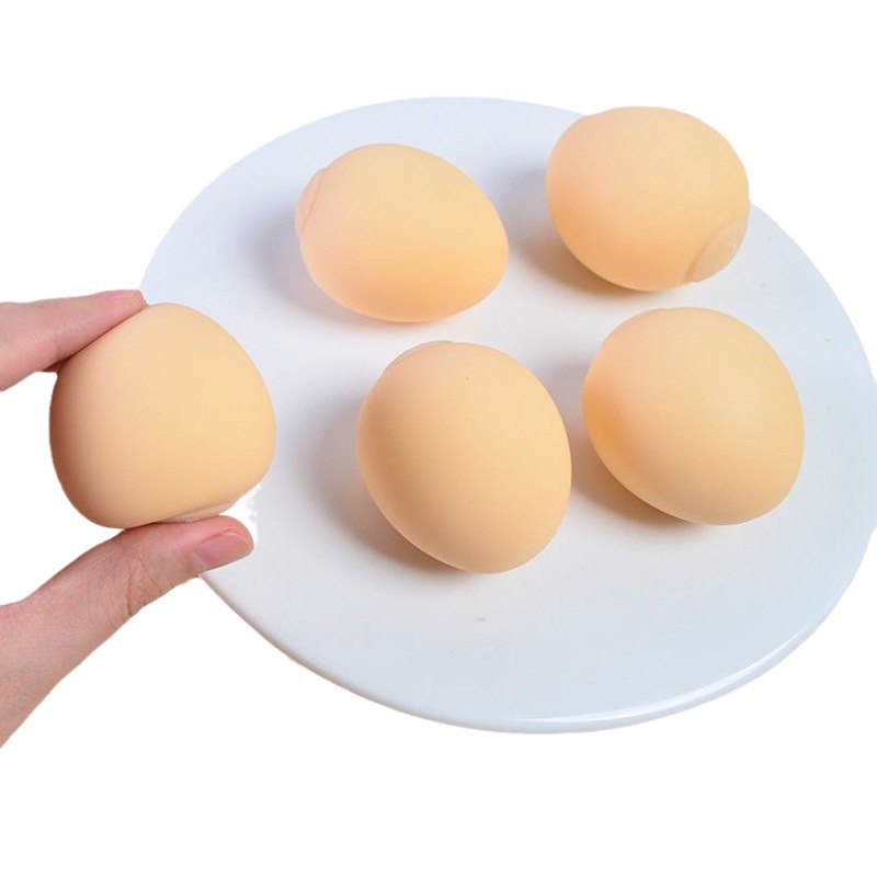 Simulación de descompresión huevo pizca pegamento suave harina huevo descompresión todo el tazón de ventilación juguete nuevo juguete para niños exóticos