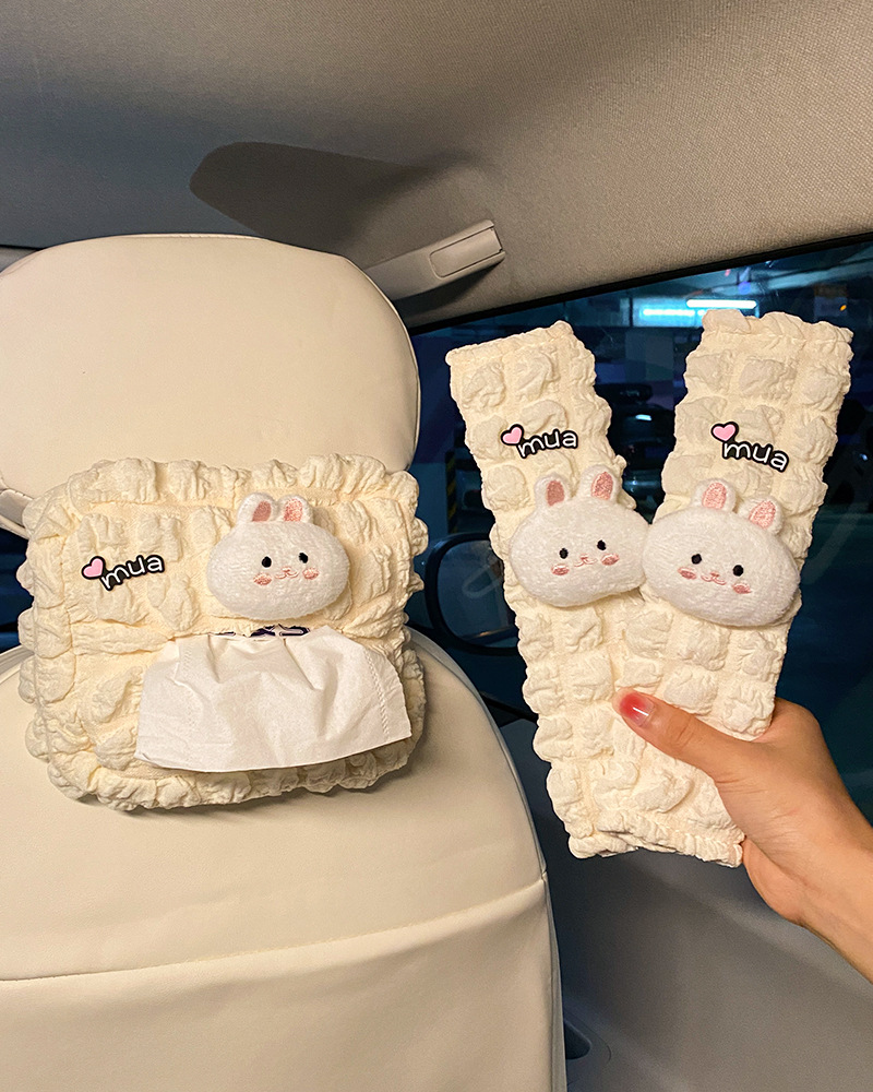 Funda Protectora para Cinturón de Seguridad de Poliéster Suave para Coche